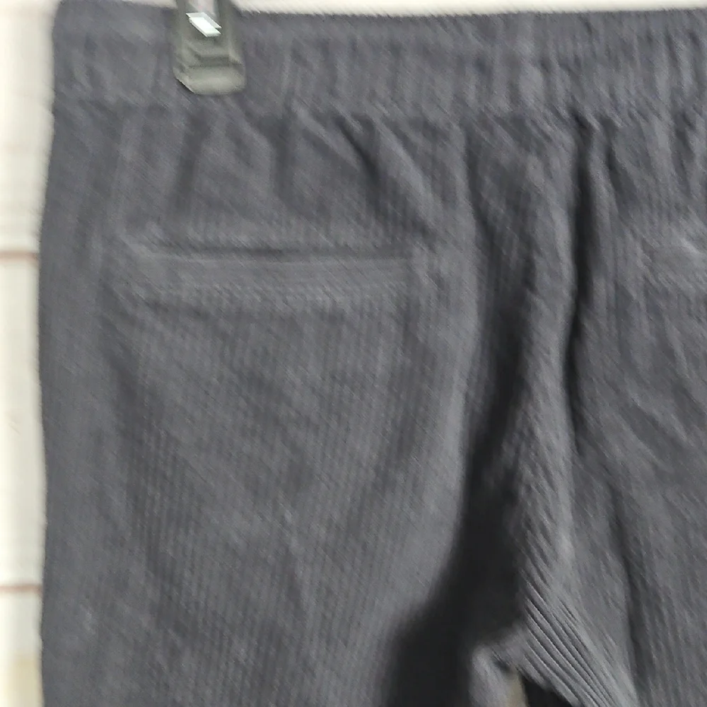 ASOS DESIGN Mens Navy Blue Corduroy Slim Pants Pull-On Drawstring P - Medium